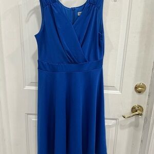 Grace Karin Elegant Blue Midi Dress